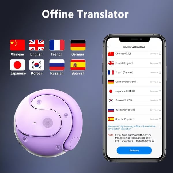 Language Barrier Breaker Bluetooth Earbuds